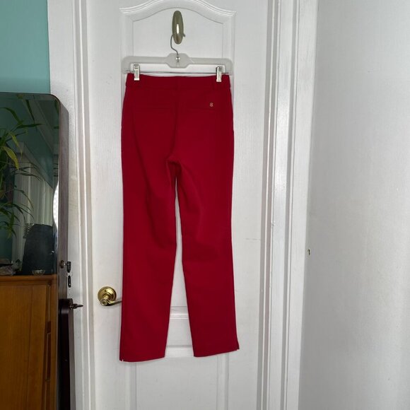 NWT - Lilly Pulitzer Malbec Red Ana High Rise Pant #017387, Size 0 #359 - Picture 3 of 15